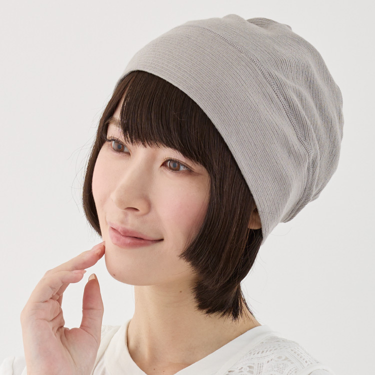 抗がん剤治療　帽子　脱毛　優しい