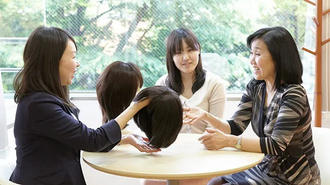ウィッグの主な種類