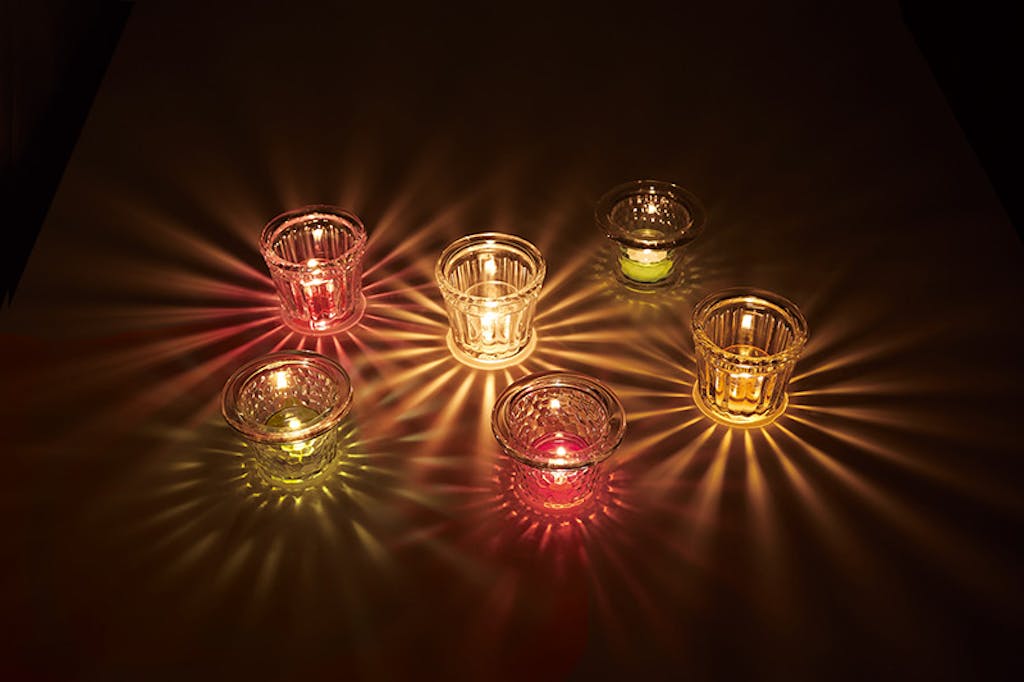 カラークリアカップティーライト